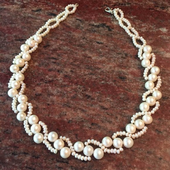 Stylish, Pearl Necklace - Picture 1 of 3